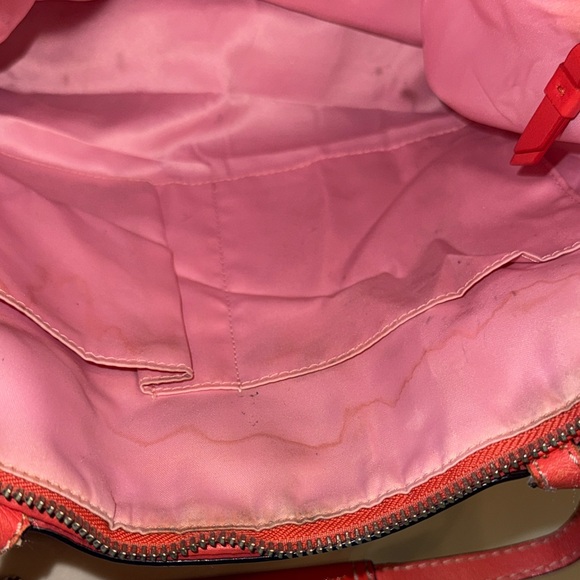 Coach 2010 Orange Tote with Scarf and Hang tag - has Callouts - Picture 5 of 13